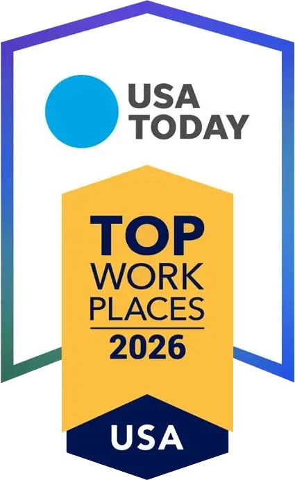 Top Places to Work 2026 award Top Places to Work 2026 award